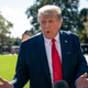 Donald Trump on the White House lawn on Sept. 30, less than 48 hours before he announced his COVD-19 diagnosis